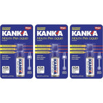 Blistex Kank-A Mouth Pain Liquid 3-pack front view for canker sore relief.