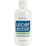 UlcerEase Anesthetic Mouth Rinse 6 Fluid Ounce front view for canker sore relief.
