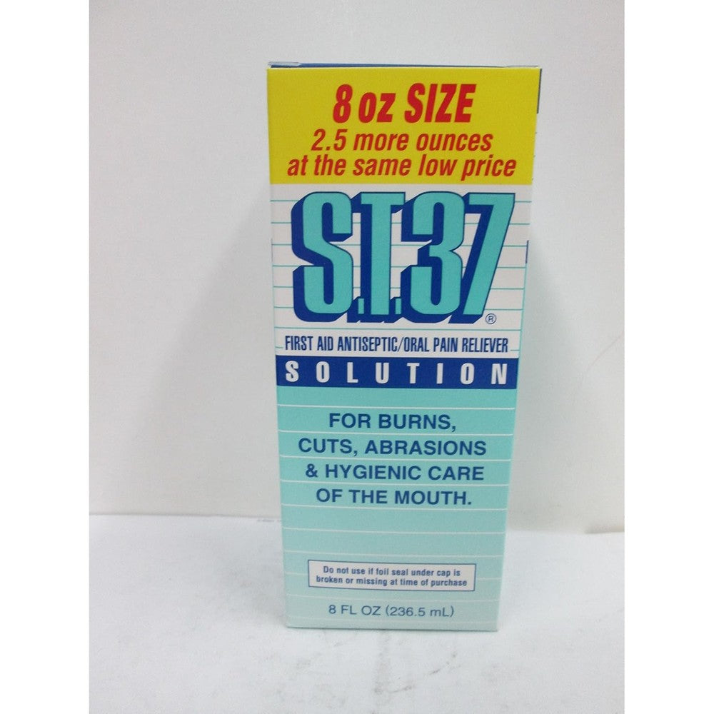 Numark Laboratories ST 37 Antiseptic Liquid 8 Ounce bottle front view first aid relief
