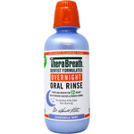 TheraBreath Overnight Oral Rinse 16 Fluid Ounce bottle front view for fresh breath.