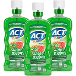 ACT Kids Anticavity Fluoride Mouthwash Wild Watermelon front view imported dental care.