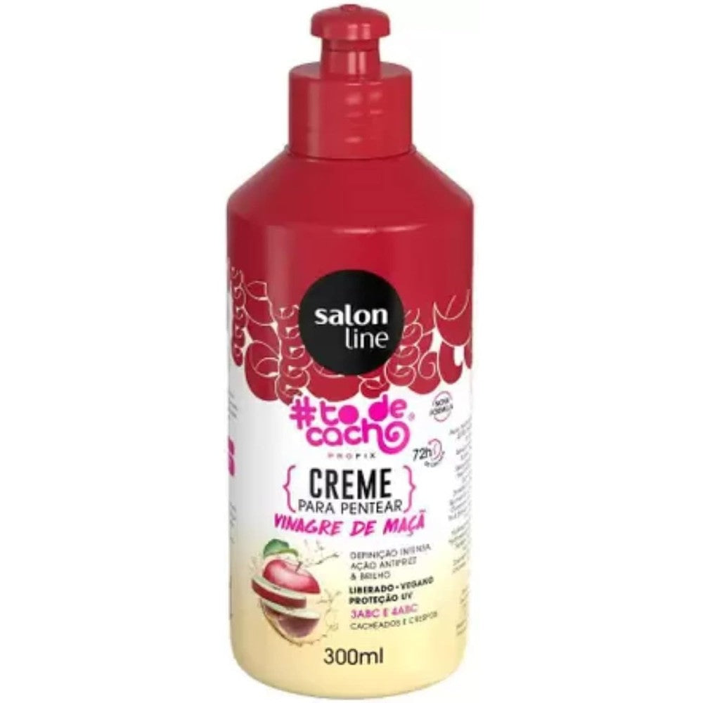 Salon Line ToDeCacho Apple Cider Vinegar Combing Cream front view