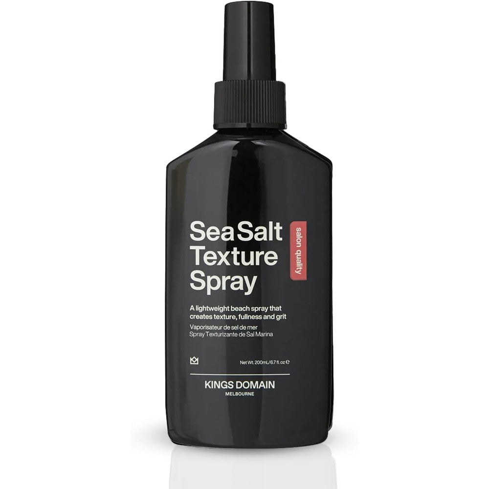 Kings Domain Melbourne Sea Salt Texture Spray front bottle view