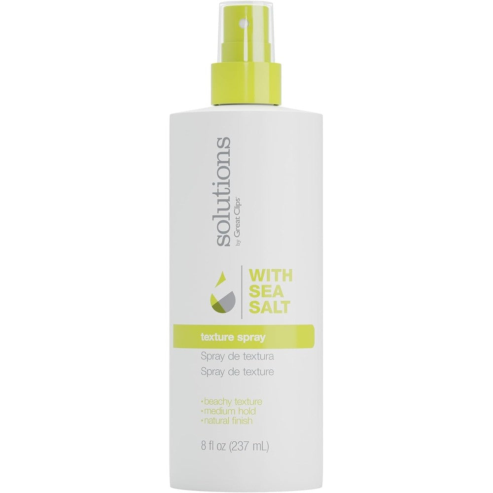 Great Clips Solutions Texture Spray with Sea Salt front view bottle