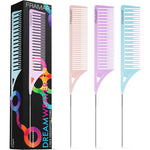 Framar Dreamweaver Highlight Comb Set 3 pack pastel colors front view