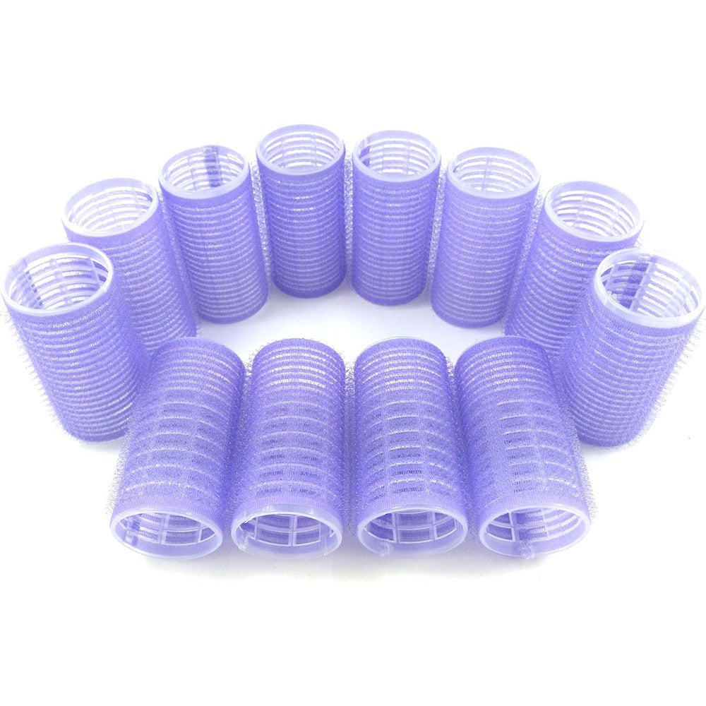Kamays medium self grip hair rollers front view salon curling tools