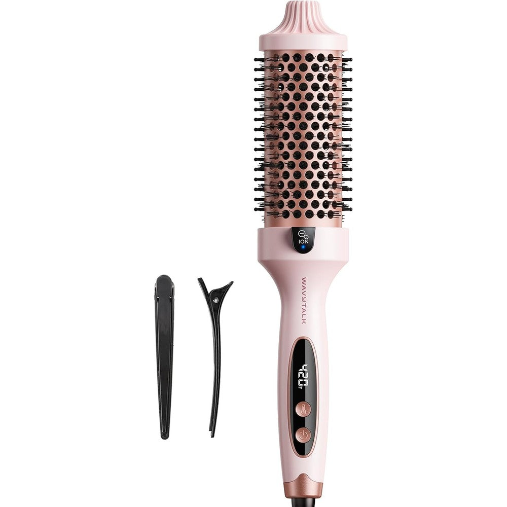 Wavytalk thermal brush blowout boost grande front view for salon volume