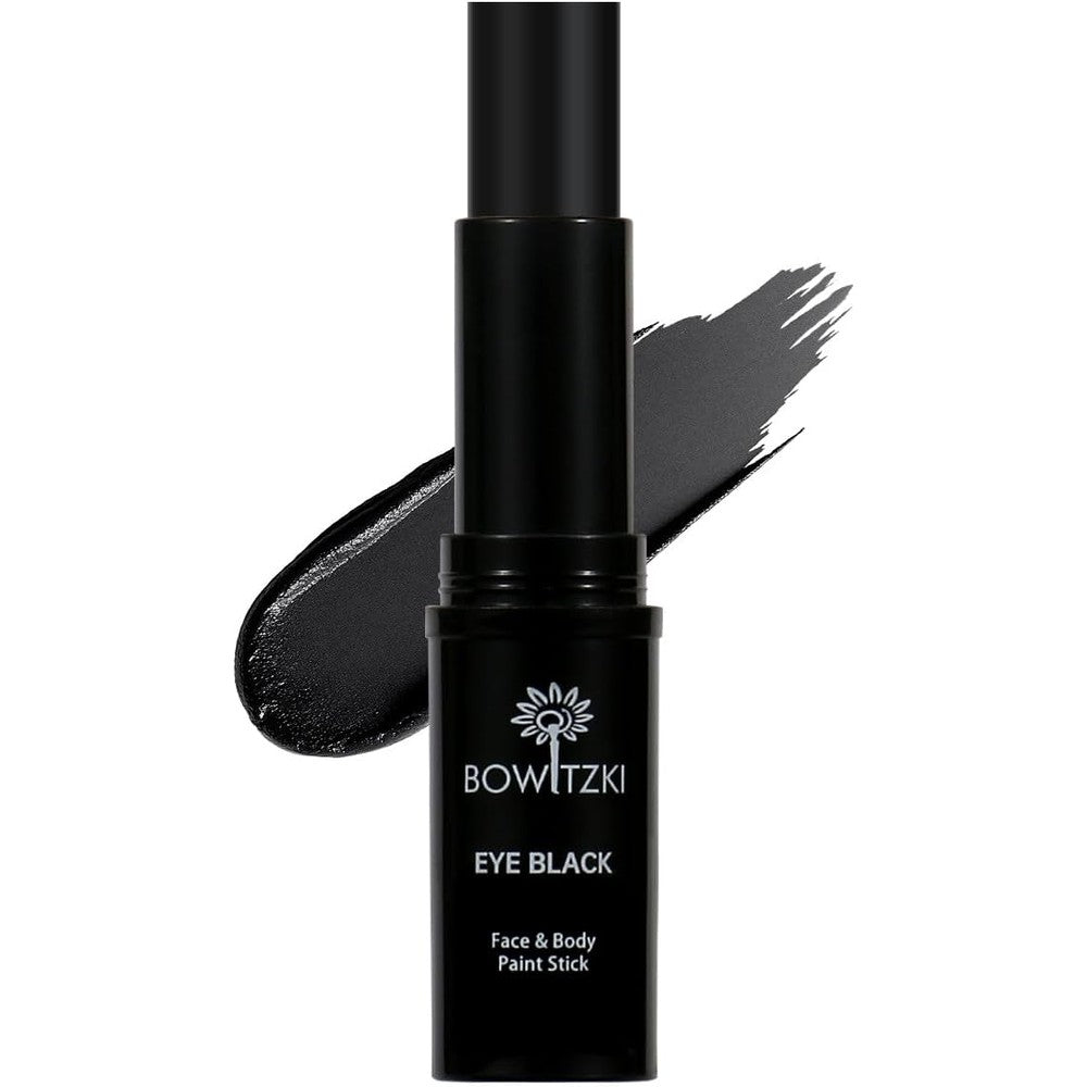 Bowitzki black face and body paint stick front view