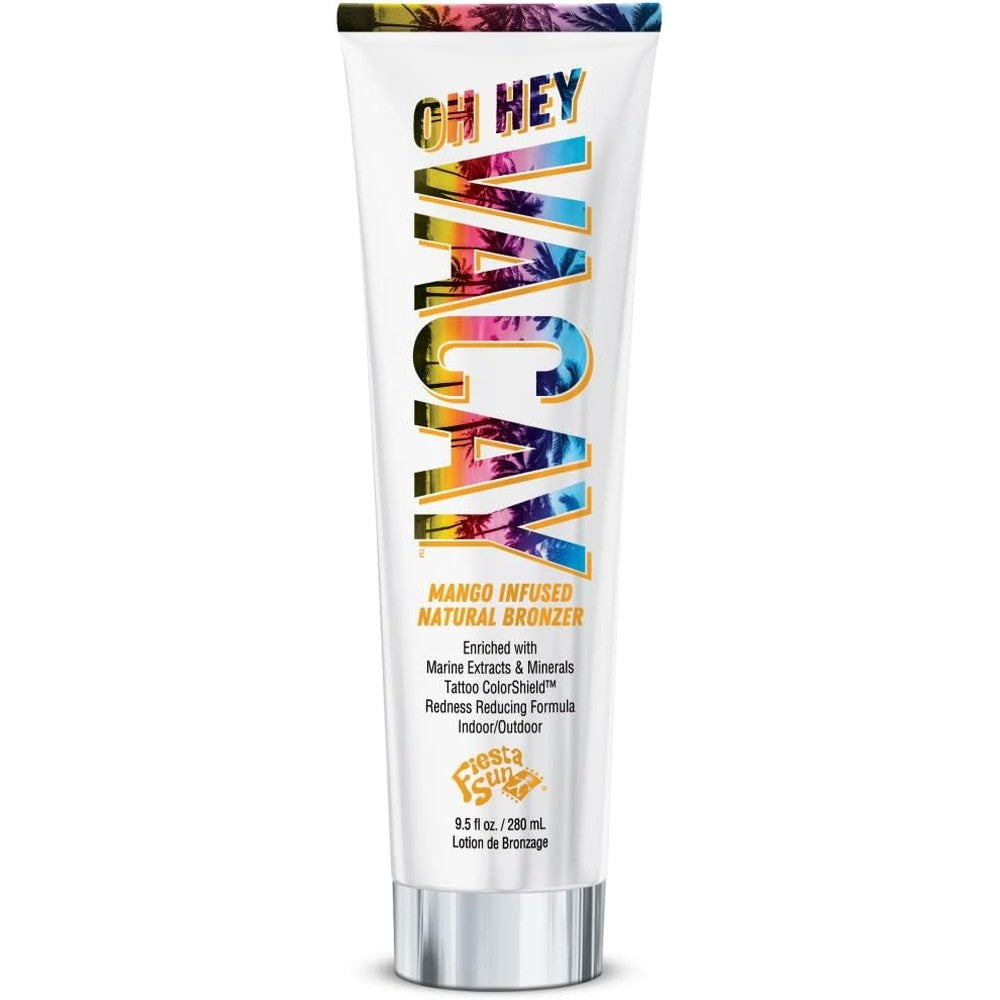 Fiesta Sun Oh Hey Vacay Mango Infused Natural Streak Free Bronzer 9.5 Ounces For Indoor And Outdoor Tanning - Image 1