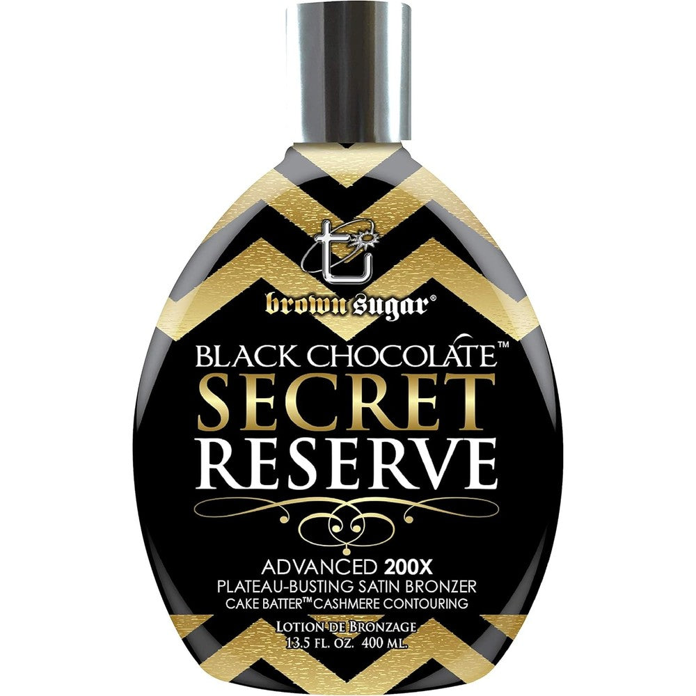 Brown Sugar Black Chocolate Secret Reserve 200X Bronzer bottle front view