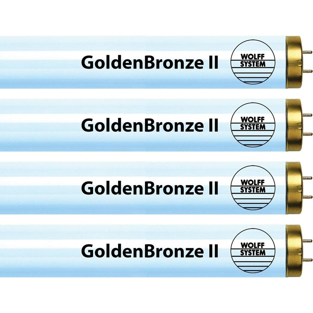 GoldenBronze Wolff System II F71T12 tanning bulbs front view