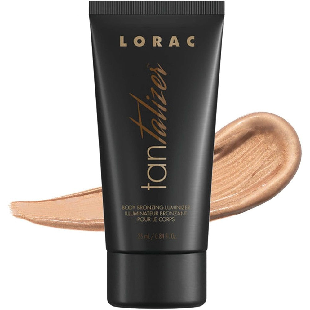 Lorac Tantalizer Body Bronzing Luminizer front view packaging