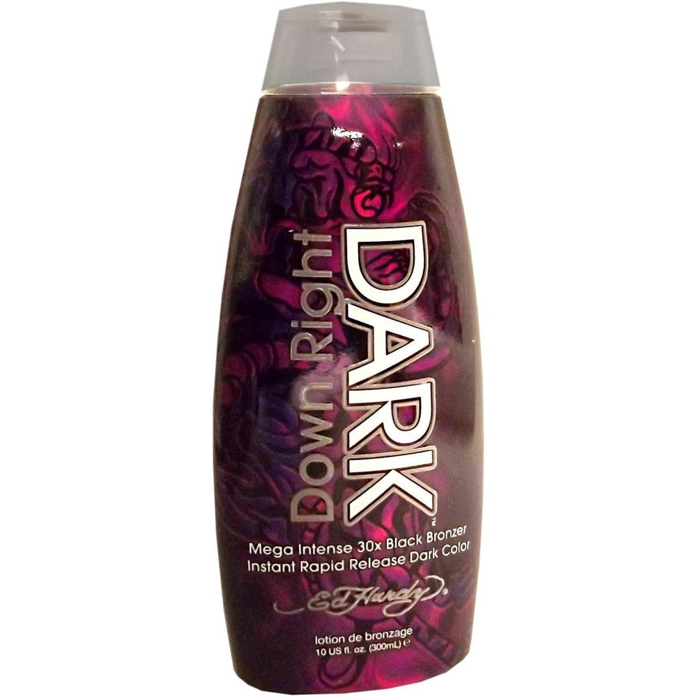 Ed Hardy Down Right Dark Intense Black Bronzer front view