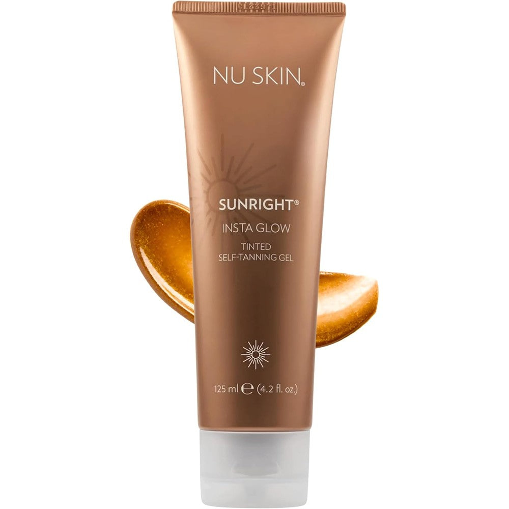Nu Skin Sunright Insta Glow self tanner gel bottle front view