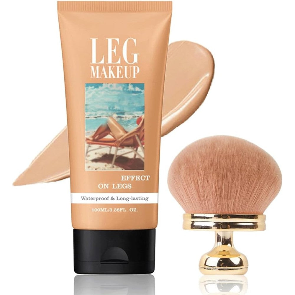 Meitrend legs makeup waterproof body concealer with applicator brush front view
