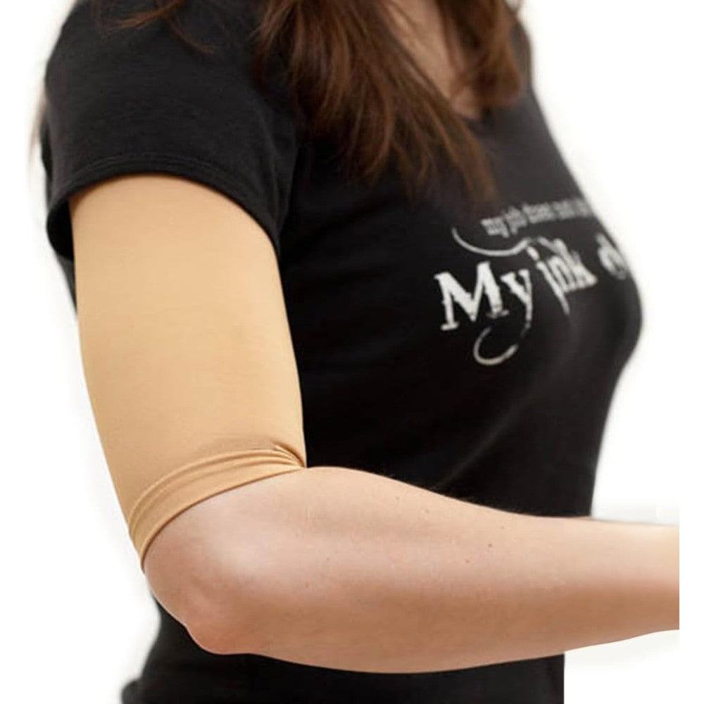 Tatjacket Tattoo Cover Up Concealer Sleeve Medium Tan front view
