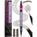 iMethod Eyebrow Pen Dark Brown front view showcasing the dual-ended design.
