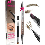 iMethod Beauty Eyebrow Pen front view showcasing the dual-ended design and dark brown shade packaging.