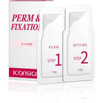 ICONSIGN Fast Perm Lash Lift Kit front packaging view showcasing individual perming and setting lotion sachets.