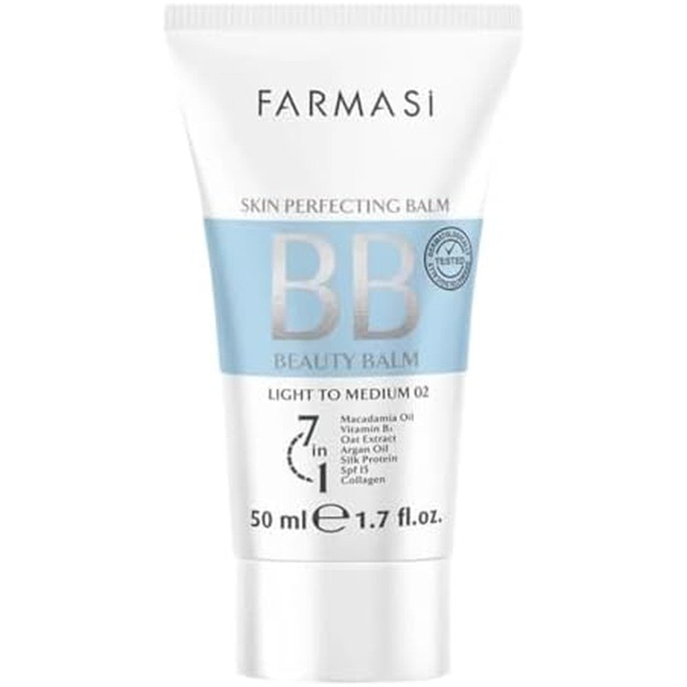 FARMASi BB Cream Beauty Balm Light to Medium shade 80.0g tube