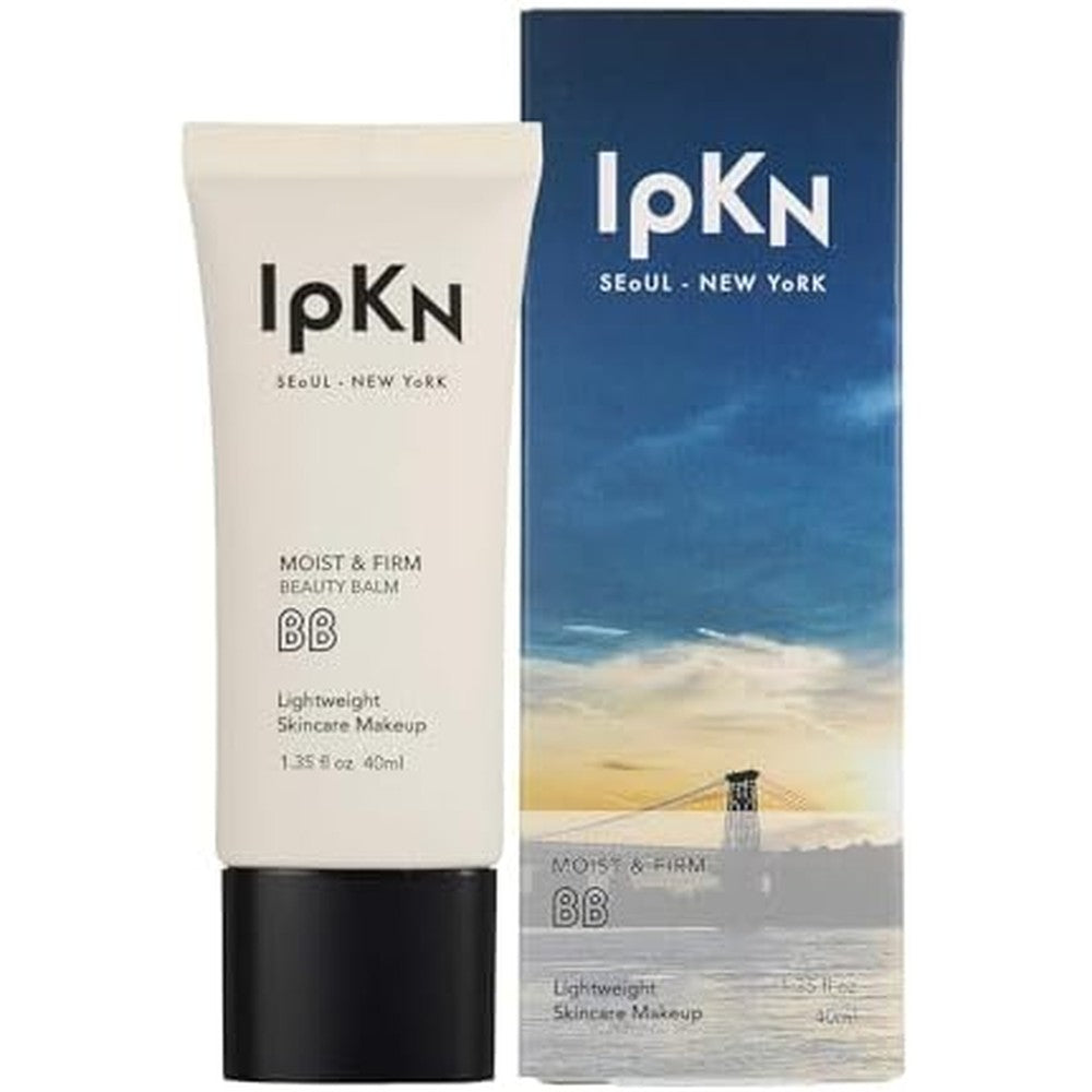 IPKN Moist and Firm BB Cream Light Medium tube front view for hydrating face makeup