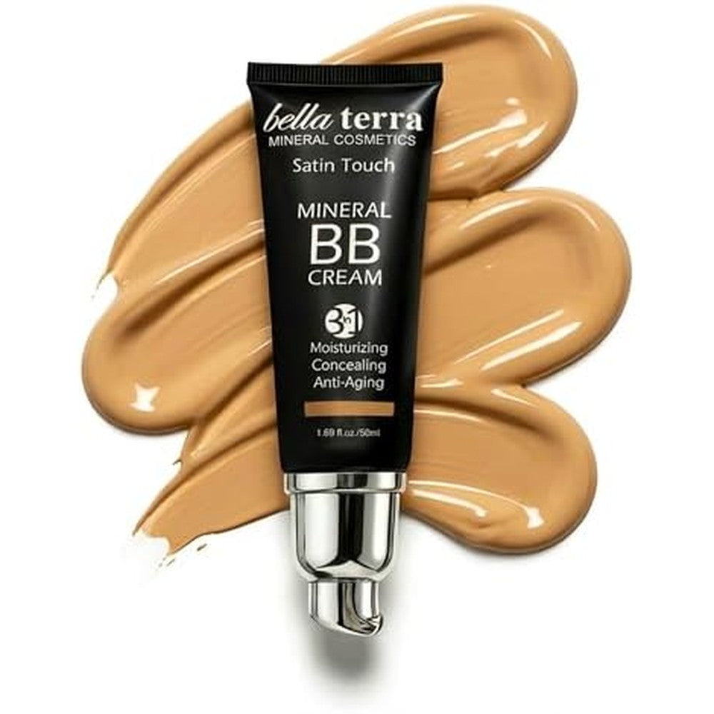 Bellaterra Cosmetics BB Cream Medium 104 mineral foundation makeup tube
