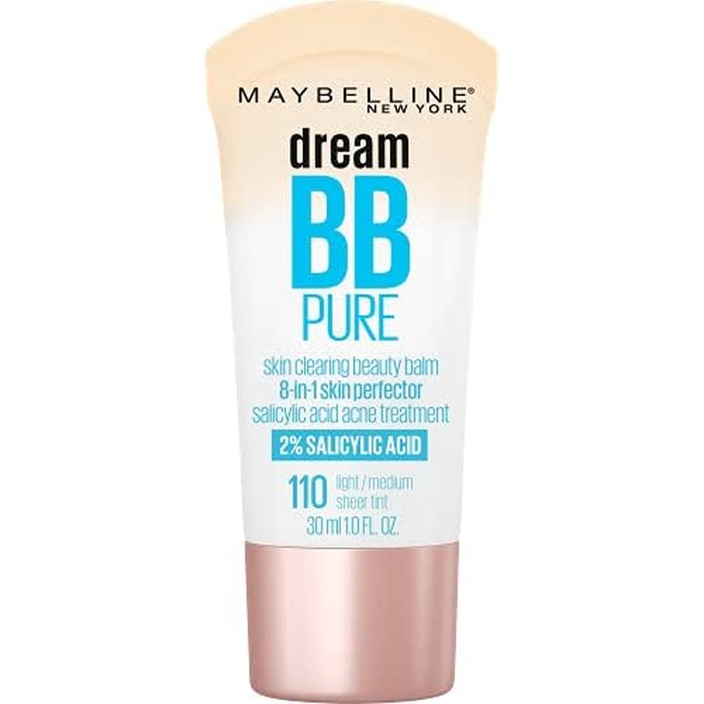 Maybelline Dream Pure Skin Clearing Beauty Balm front view squeeze tube