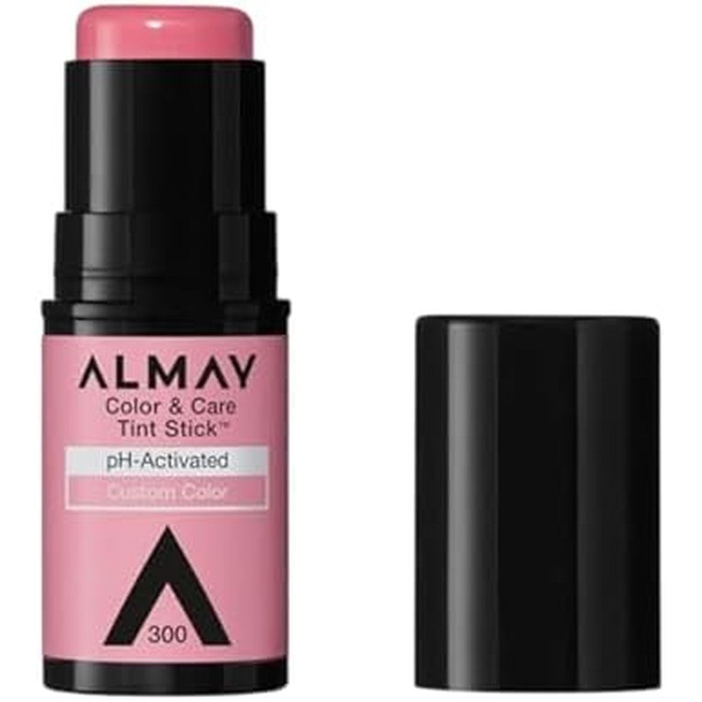 Almay Color and Care Lip and Cheek Tint Stick in Rose Flush front view packaging