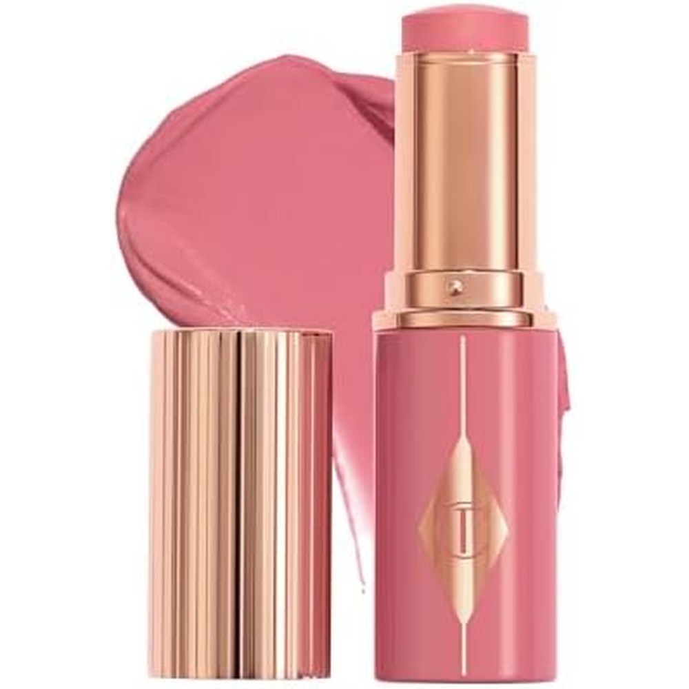 Charlotte Tilbury Unreal Healthy Glow Blush Stick front view luxury cream makeup