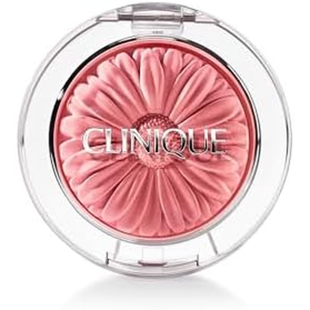 Clinique Cheek Pop Powder Blush front view showcasing the daisy embossed design