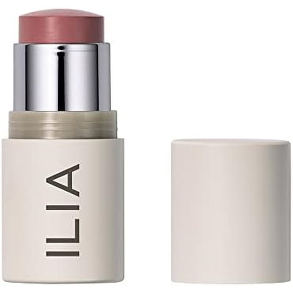 ILIA Beauty Multi Stick front view showing the At Last mauve rose cream blush product