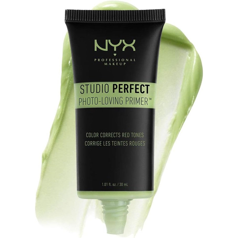 NYX Professional Makeup Studio Perfect Primer Green front view tube