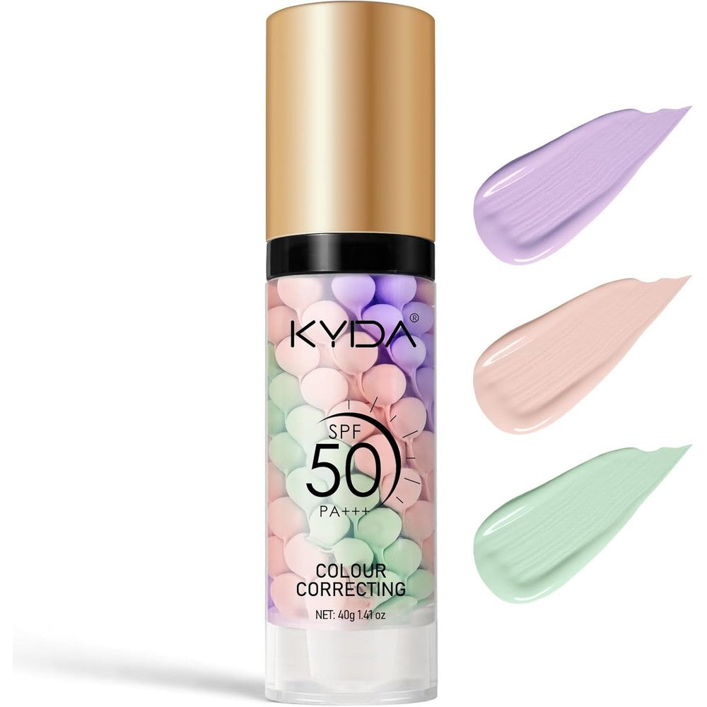 Kyda 3 in 1 color correcting primer bottle front view