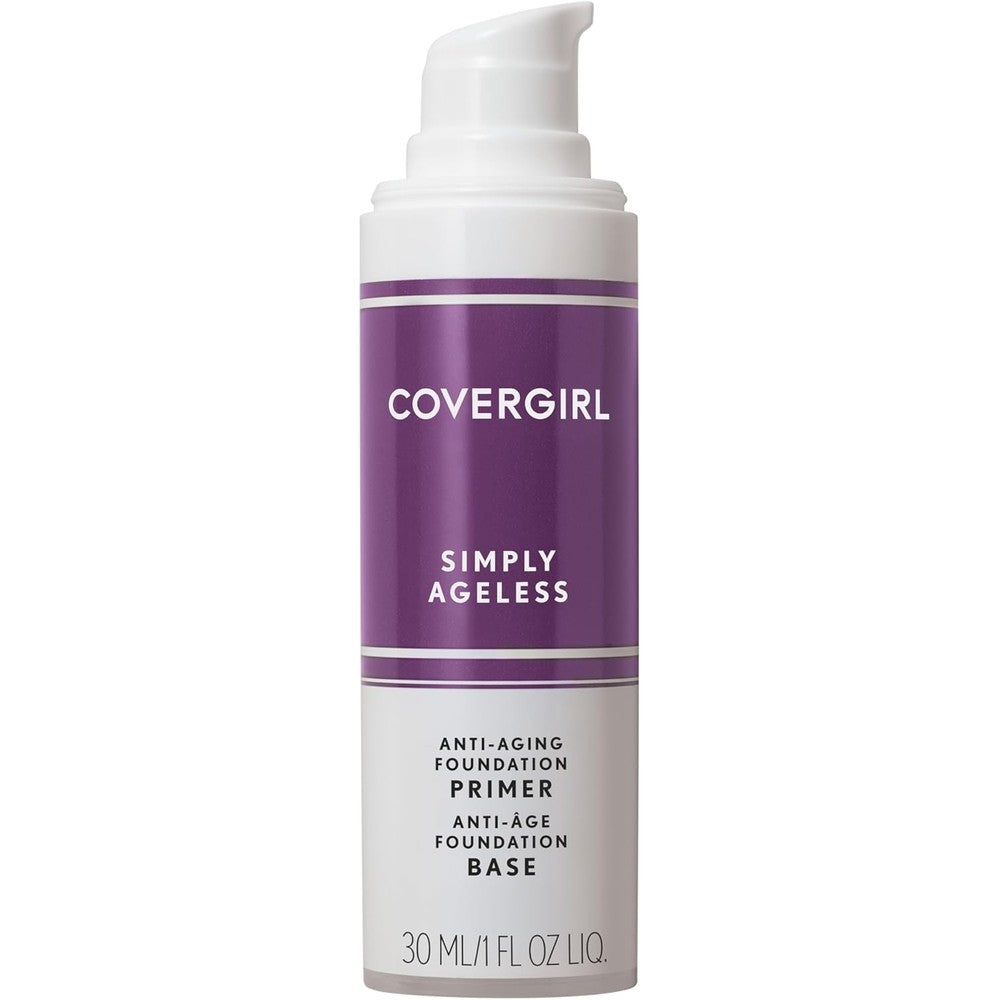 Covergirl Simply Ageless Makeup Primer front view bottle