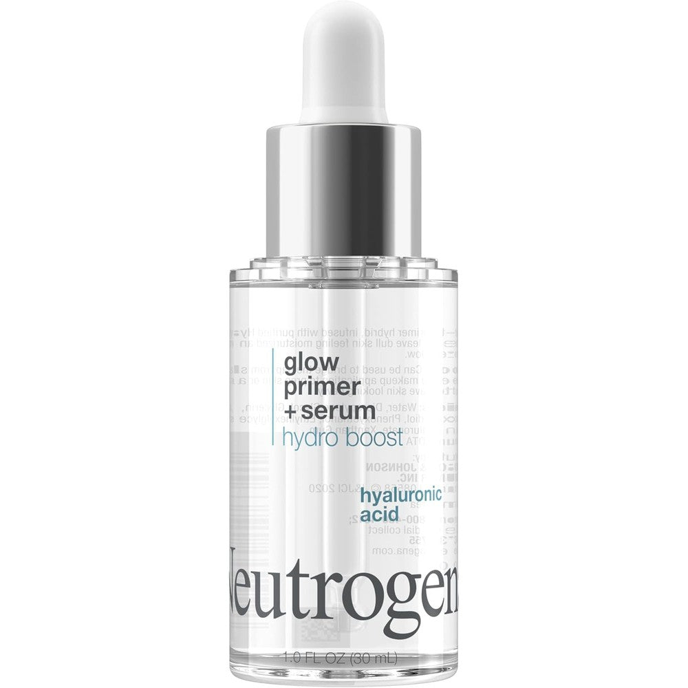 Neutrogena Hydro Boost Glow Booster Primer and Serum front view