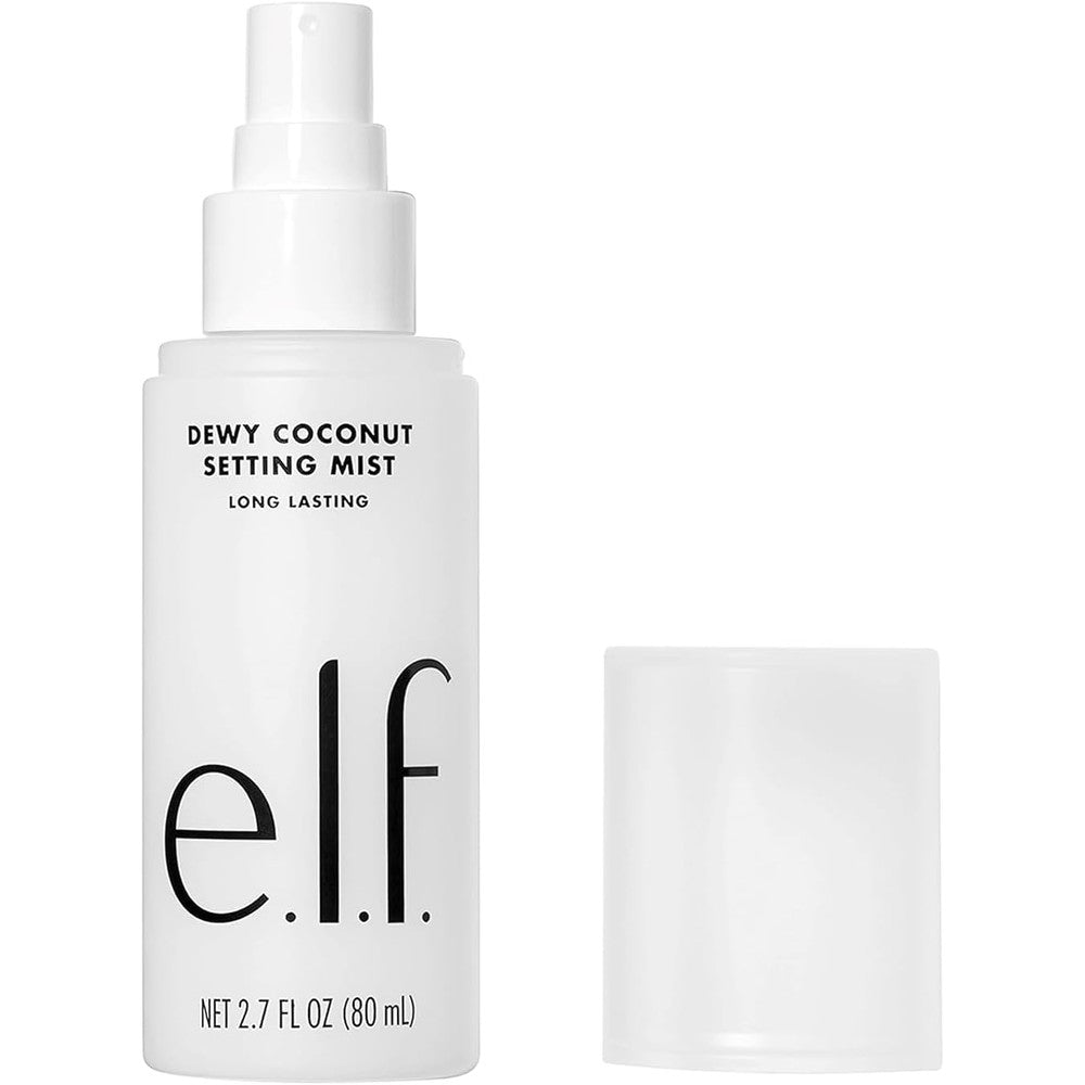 e.l.f. Dewy Coconut Setting Mist bottle for hydrating makeup setting