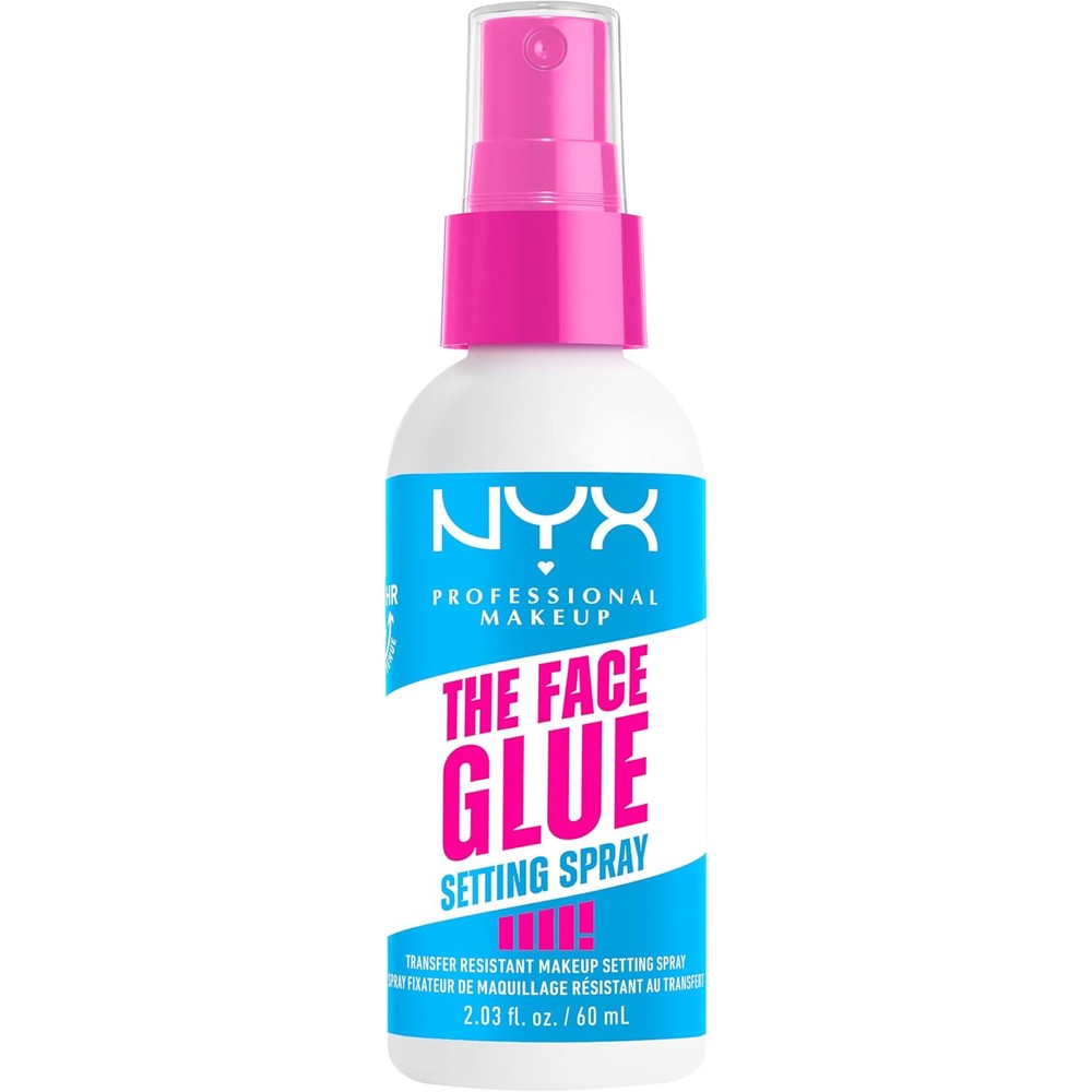 Nyx Professional Makeup The Face Glue Setting Spray bottle front view