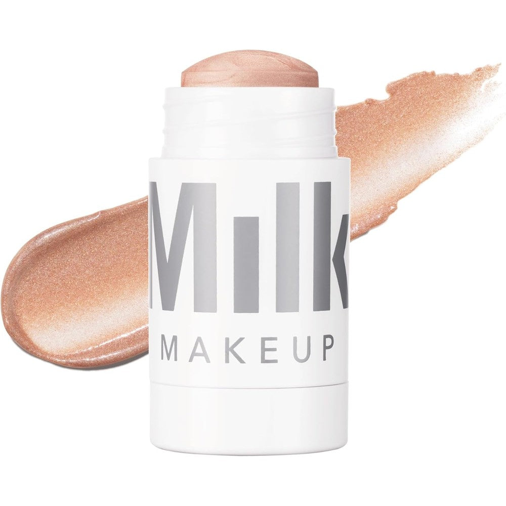Milk Makeup Dewy Cream Highlighter Stick Lit front view cream makeup product