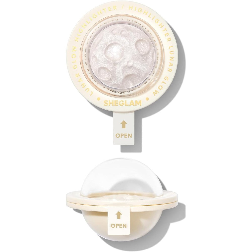 SHEGLAM Lunar Glow Highlighter front view cream packaging