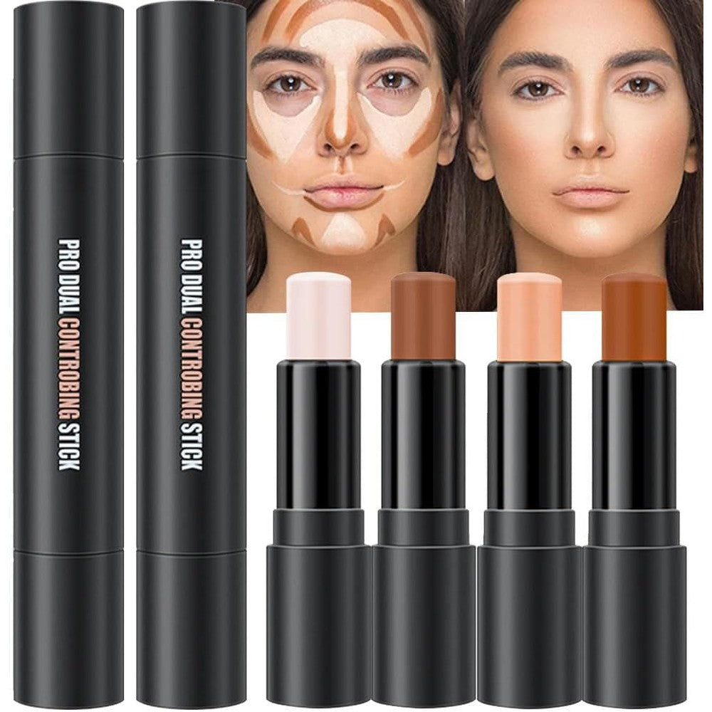 Lilbitty Evpct 4 Colors Contour Stick Makeup Set front view showcasing two dual ended cream sticks