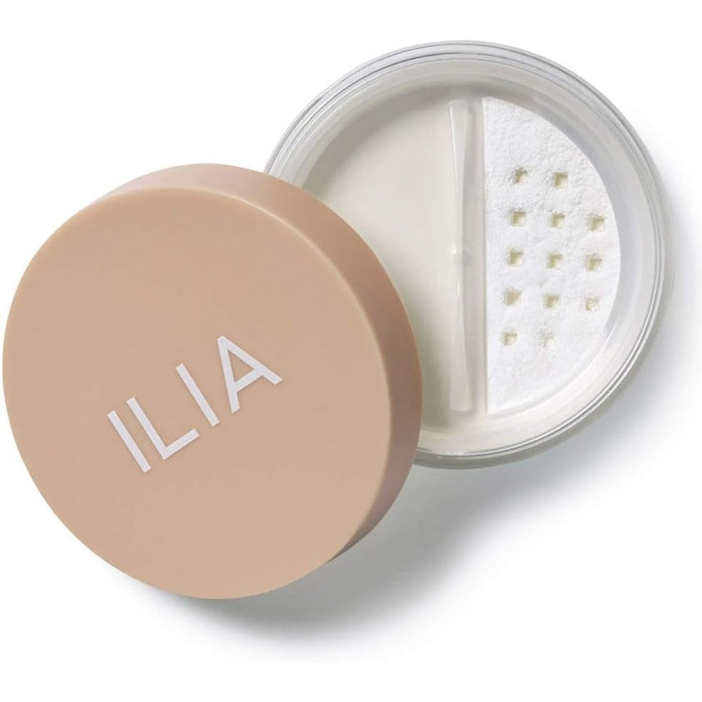 Ilia Soft Focus Setting Powder translucent loose jar front view