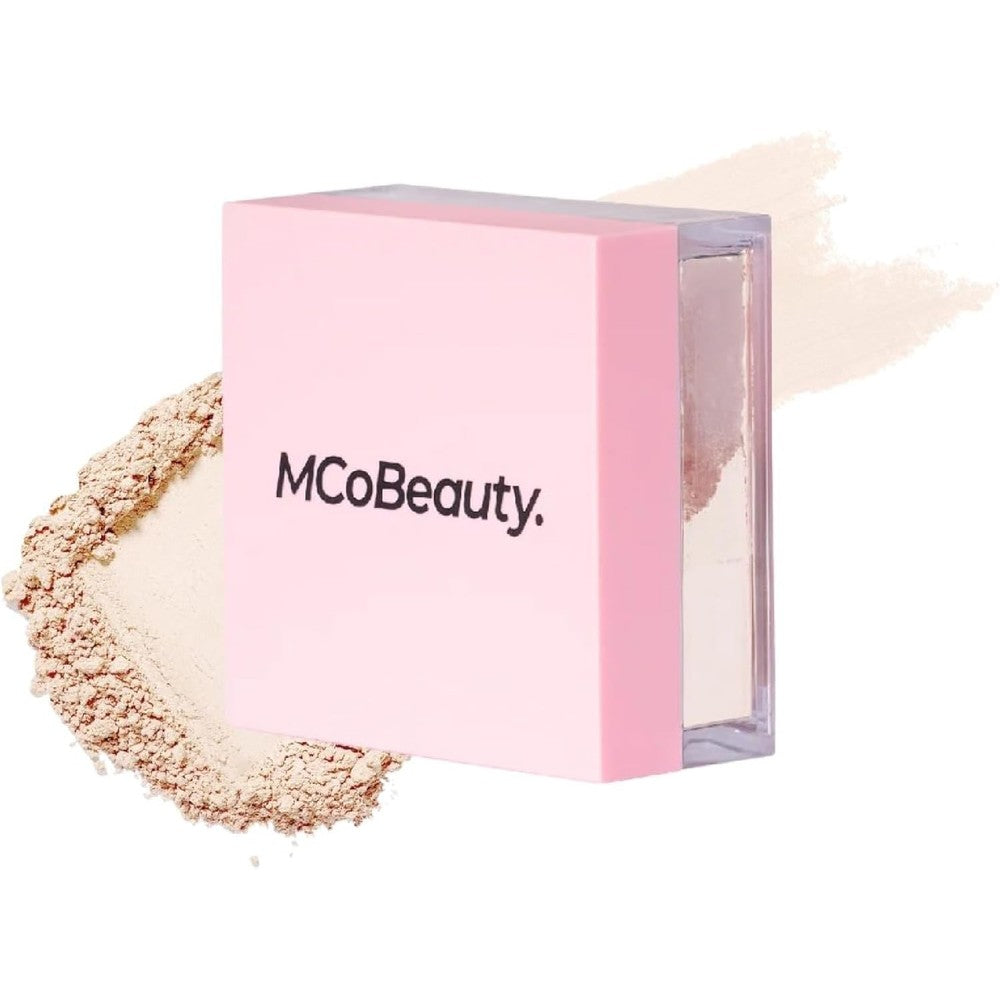 MCoBeauty Translucent Loose Powder Cool & Set jar for setting face makeup
