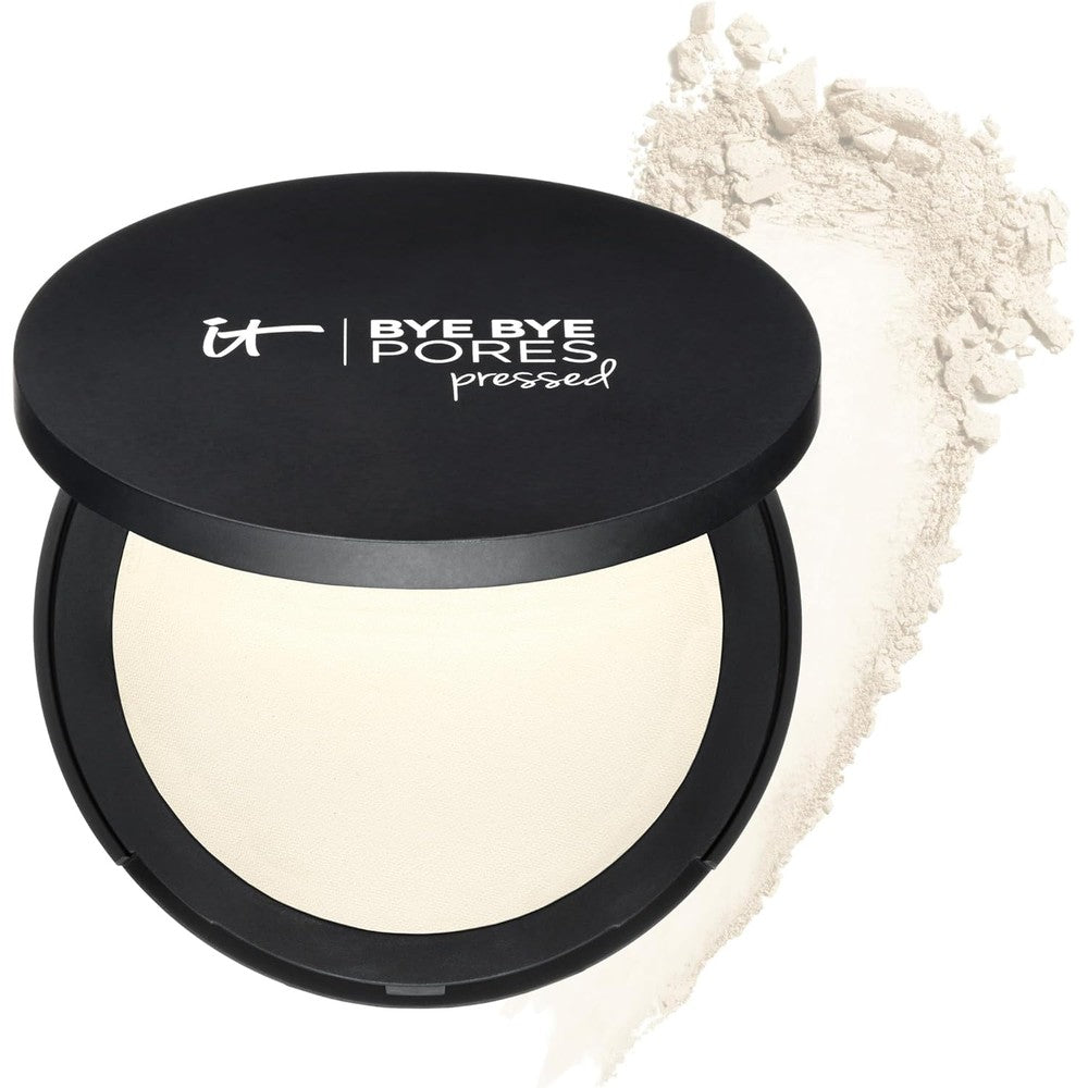 It Cosmetics Bye Bye Pores Pressed Powder compact front view