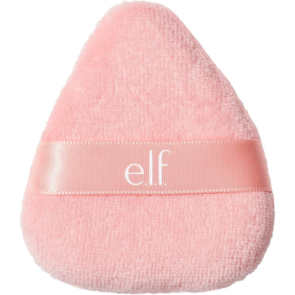 e.l.f. Halo Glow Powder Puff soft velour applicator for applying loose face powder