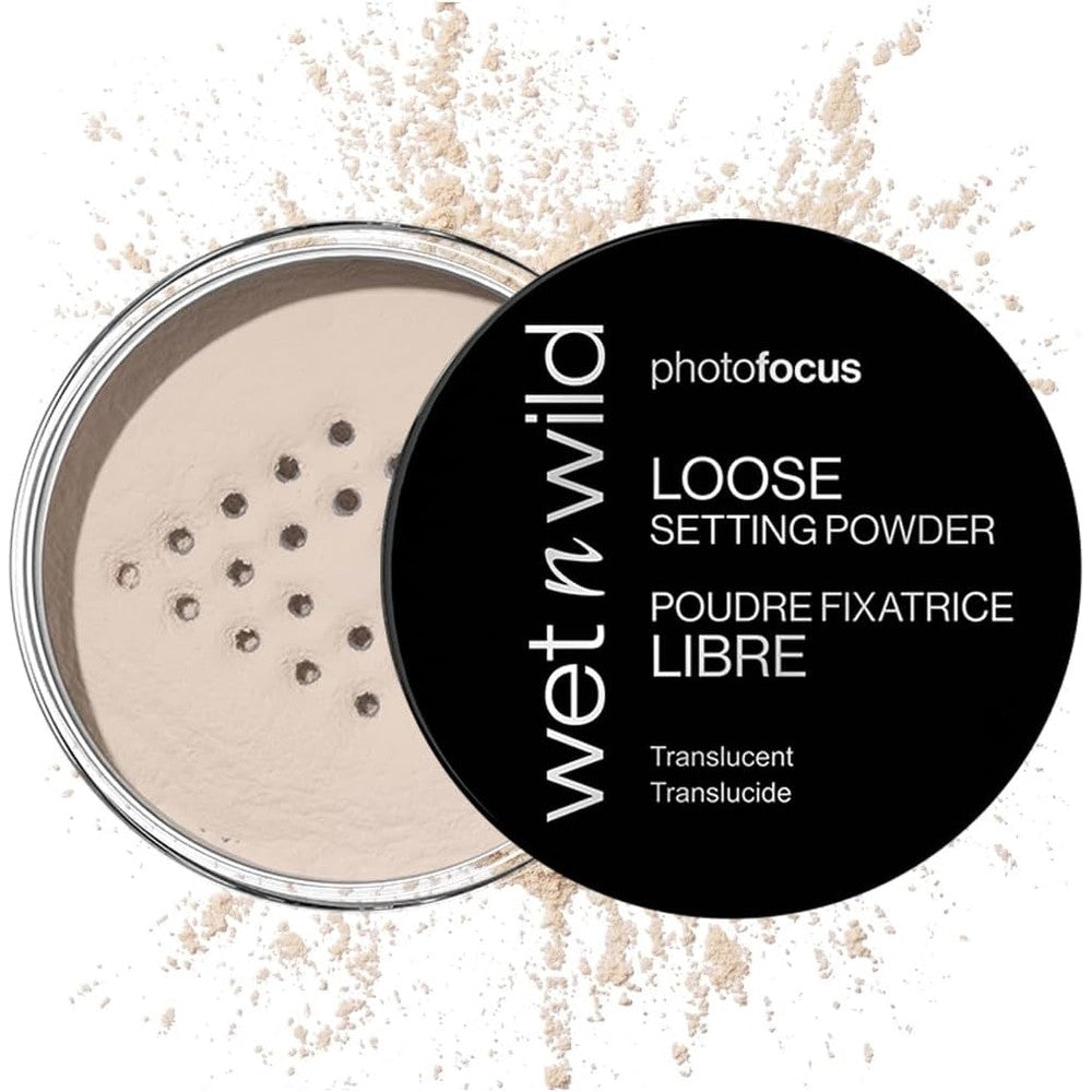 Wet N Wild Photo Focus Loose Baking Setting Powder Translucent front view