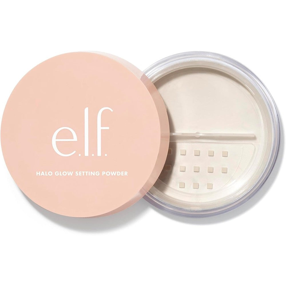 e.l.f. Halo Glow Soft Focus Setting Powder jar in Light shade