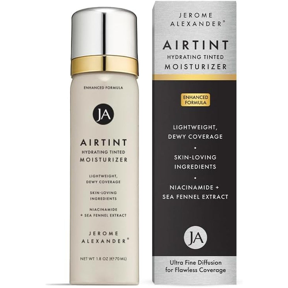 Jerome Alexander MagicMinerals AirTint Tinted Moisturizer AirBrush Spray front view authentic makeup