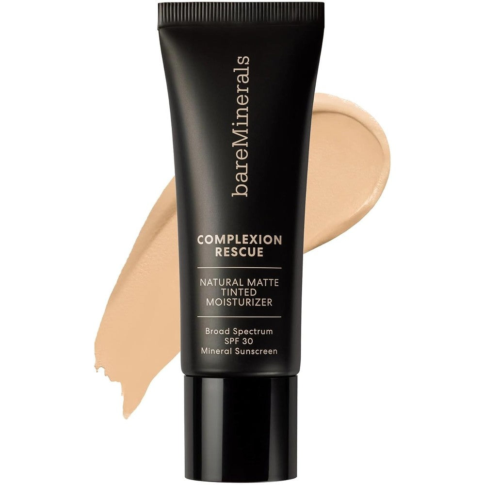 BareMinerals Complexion Rescue Natural Matte Tinted Moisturizer front view of the packaging.