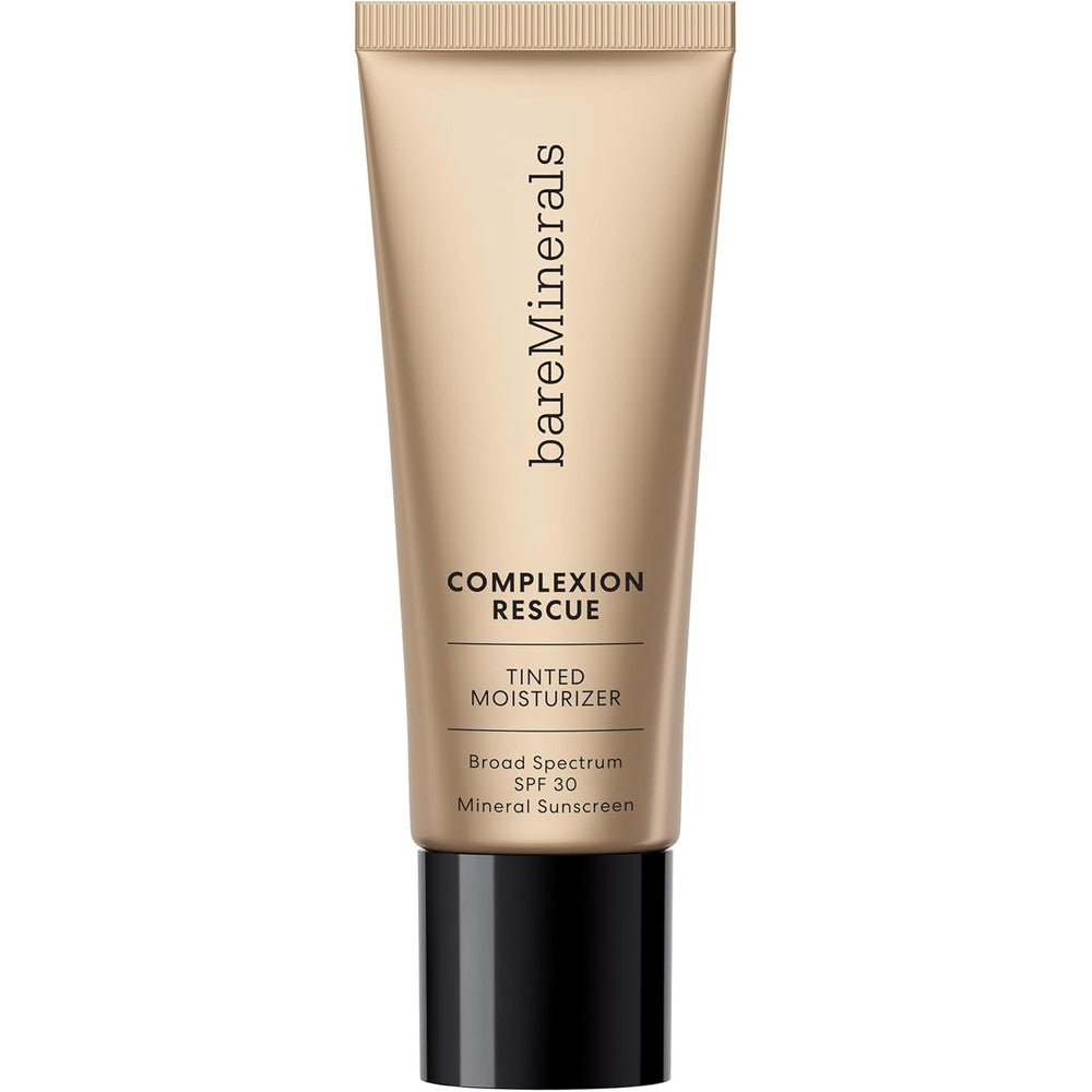 bareMinerals Complexion Rescue Tinted Moisturizer front view showing clean packaging.