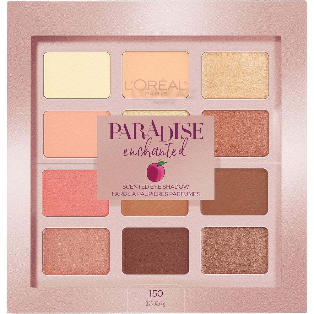 L'Oreal Paris Paradise Enchanted Scented Eyeshadow Palette front view